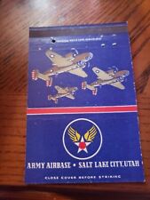 Vintage matchcover army for sale  Wooster