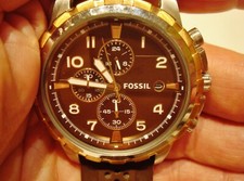 Fossil brown watch for sale  Las Vegas