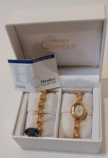 Henley goldtone rhinestone for sale  TIVERTON