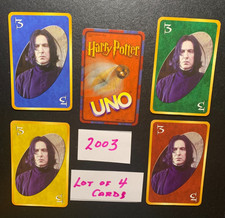 Lote de 4 cartas de Professor Severo HARRY POTTER UNO 2003 comprar usado Lote de 4 cartas de Professor Severo HARRY POTTER UNO 2003 comprar usado  Enviando para Brazil