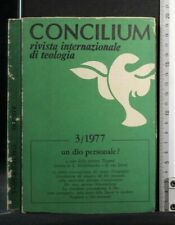 Concilium. rivista internazion usato  Ariccia
