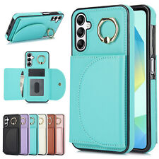 Capa suporte anel carteira cartão couro flip capa para Samsung A16 A35 A55 A15 A54, usado comprar usado Capa suporte anel carteira cartão couro flip capa para Samsung A16 A35 A55 A15 A54, usado comprar usado  Enviando para Brazil