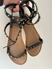Asos black leather for sale  LONDON