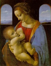 Stampa leonardo madonna usato  Napoli