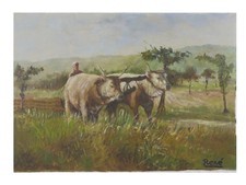 Quadro olio paesaggio usato  Torino