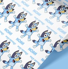 Bluey personalised wrapping for sale  NEWRY