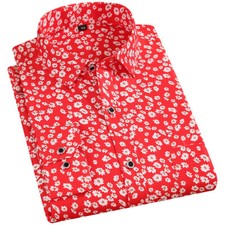 Camisa masculina estampa floral manga comprida casual slim fit camisas de viagem ao ar livre comprar usado  Enviando para Brazil