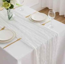 White gauze table for sale  SWANSEA