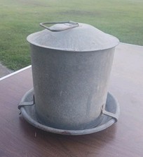 Vintage primitive zinc for sale  Sardinia