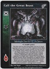 Call the Great Beast Kindred Most Wanted V:TES VTES Vampire CCG comprar usado  Enviando para Brazil
