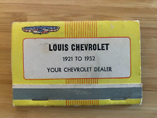 1952 matchbook chevrolet for sale  Santa Fe