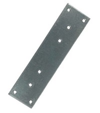 Używany, Łącznik budowlany płaski 160x40mm Płytka perforowana 10szt  na sprzedaż  PL