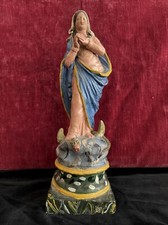 Statua madonna terracotta usato  Ravenna