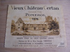 Etiquette vin vieux d'occasion  Quimperlé