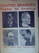 Cuatro grandes poetas usato  Fonte Nuova