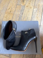 Heeled boots mulberry for sale  HOLMFIRTH