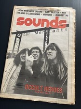 Revista de música jornal SOUNDS novembro 1980 ANGEL WITCH na capa comprar usado  Enviando para Brazil