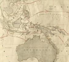 Oceania map early for sale  BOURNE END