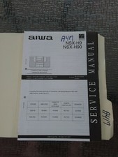 Livro de reparo original manual de serviço Aiwa NSX-H9 H90  comprar usado  Enviando para Brazil