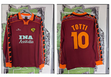 Camisa de futebol TOTTI 10# ROMA HOME MANGA LONGA MÉDIA ITÁLIA COMO ROMA comprar usado  Enviando para Brazil