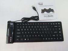 Adesso AKB-212UB teclado flexível antimicrobiano à prova d'água (tamanho mini) mini USB comprar usado  Enviando para Brazil