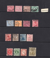 16pc egypt stamps for sale  Rock Tavern