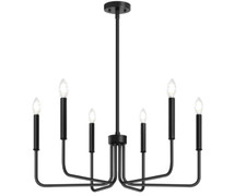 Black chandelier light for sale  Cleveland