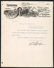 Rechnung heidelberg 1908 gebraucht kaufen  Berlin