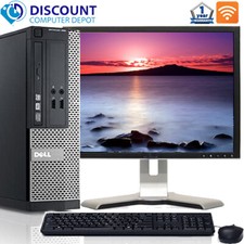 Computador desktop Dell Intel Core i3 4GB 256GB SSD DVD WIFI 19" LCD Windows 10 PC comprar usado  Enviando para Brazil