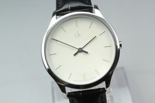 [Quase em perfeito estado] CalvinKlein CK K26211 relógio masculino de quartzo redondo prata 38 mm JAPÃO comprar usado  Enviando para Brazil