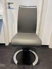 Freischwinger stuhl grau gebraucht kaufen  Gedern