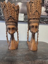 Holz skulpturen köpfe gebraucht kaufen  Waltrop