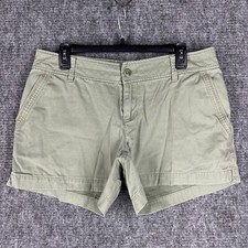 Bermuda Field & Stream 10 feminina acampamento caminhadas verde algodão chino parte inferior comprar usado  Enviando para Brazil