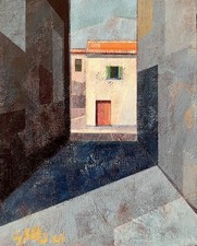 Original cubist cityscape. for sale  CHICHESTER
