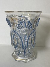 Copo pedestal de vidro prensado Charles X período de restauração (1820-1830) comprar usado  Enviando para Brazil