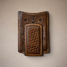 men s embossed leather wallet for sale  Phoenix
