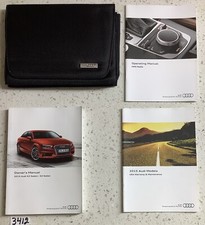 2015 AUDI A3 SEDAN / S3 SEDÃ MANUAL DO PROPRIETÁRIO OPERADOR CONJUNTO DE LIVRO GUIA DO USUÁRIO comprar usado  Enviando para Brazil