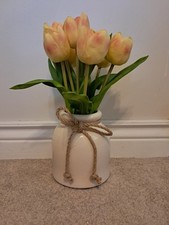 Ceramic vase yellow for sale  Shippensburg