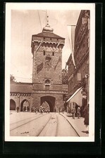 Kraków, Brama i ulica Florjanska, widokówka  na sprzedaż  Wysyłka do Poland