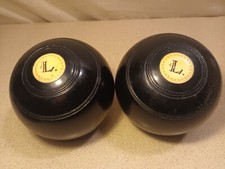 Wooden bowling bowls. for sale  NEWTON-LE-WILLOWS