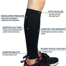Chaussettes compression genou d'occasion  France