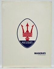 1986 maserati press for sale  Burlington