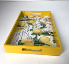 Bandeja de madeira decoupage manjericão limão Michel Design comprar usado  Enviando para Brazil