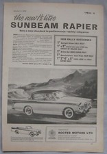 1958 sunbeam rapier for sale 1958 sunbeam rapier for sale  DARWEN
