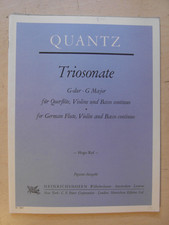 Notenhefte quantz triosonate gebraucht kaufen  München
