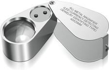 Lupa de joyeros de 40X 25 mm, lupa de bolsillo plegable para ojos na sprzedaż  Wysyłka do Poland