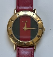 Gucci 3000M Relógio de Quartzo Vintage Banhado a Ouro Fabricado na Suíça FUNCIONA MUITO BEM COMO NA FOTO , usado comprar usado  Enviando para Brazil