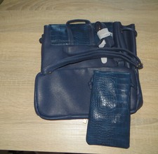 Rucksack handytasche blau gebraucht kaufen  Mainz