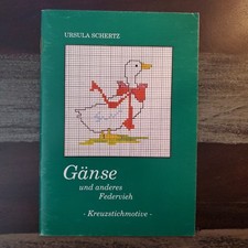 Gänse federvieh kreuzstichmot gebraucht kaufen  Hohen Neuendorf