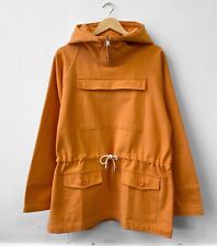 Usado, Jaqueta Pulôver Smock Anos 1960 Vintage Estilo Mod - Lona de Algodão - Laranja Tangerina comprar usado  Enviando para Brazil